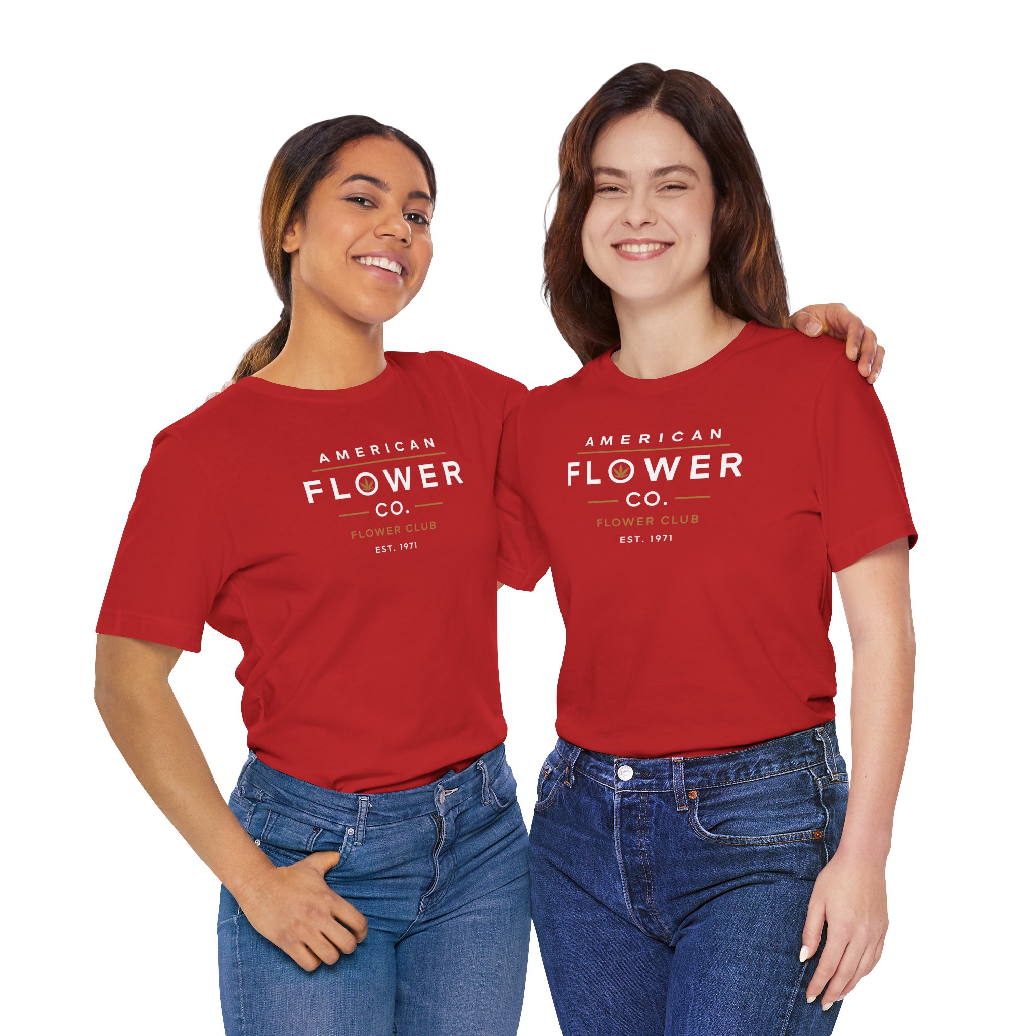 American Flower Co Shirt | Cannabis Lifestyle Tee | Flower Club T-Shirt | Vintage Streetwear | Bella Canvas 3001 Unisex Graphic Tee - Image 15