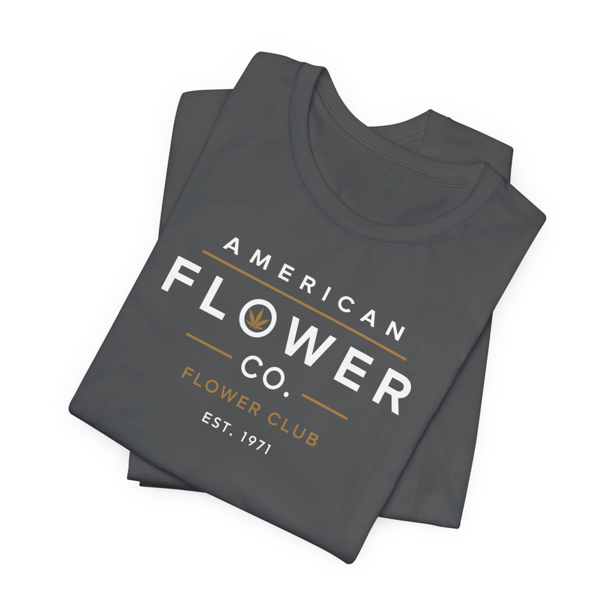 American Flower Co Shirt | Cannabis Lifestyle Tee | Flower Club T-Shirt | Vintage Streetwear | Bella Canvas 3001 Unisex Graphic Tee - Image 8