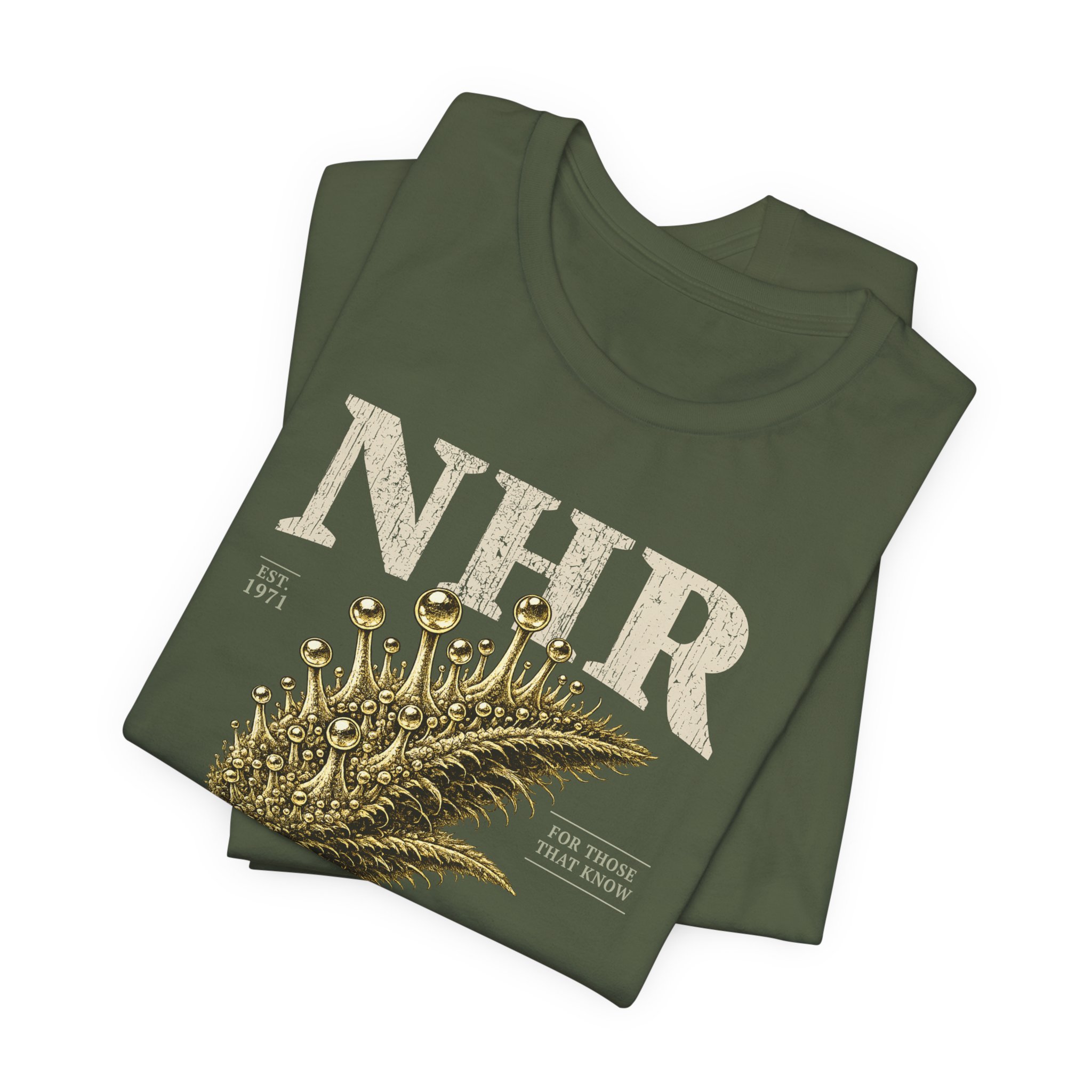 National Hash Reserve T-Shirt | Cannabis Heritage Tee | Hash Culture Shirt | Bella Canvas 3001 Graphic Tee | Stoner Streetwear Gift - Image 5