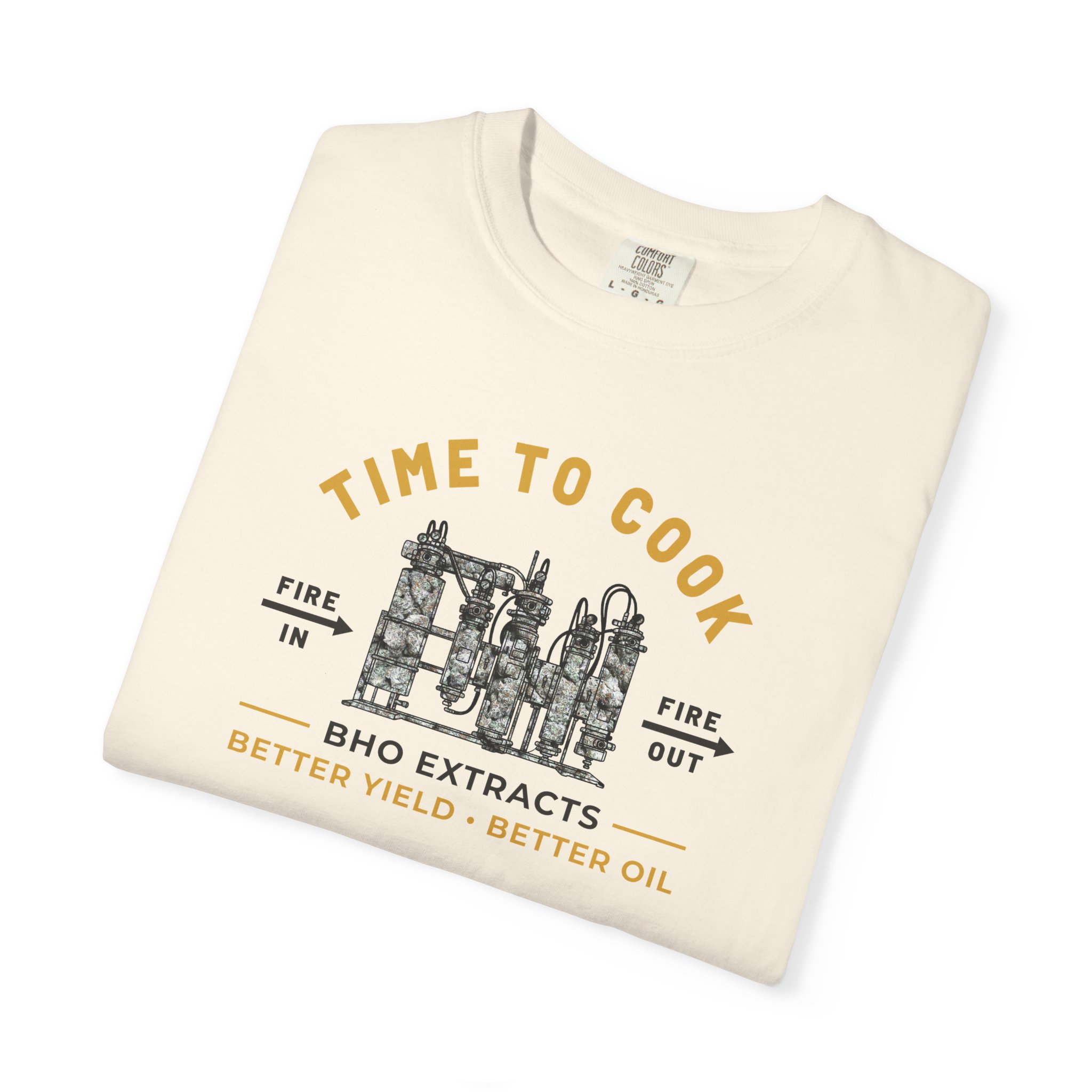 Cannabis Extraction T-Shirt | BHO Extracts Tee | Dab Shirt | Hash Maker Gift | Comfort Colors 1717 Graphic Tee - Image 6
