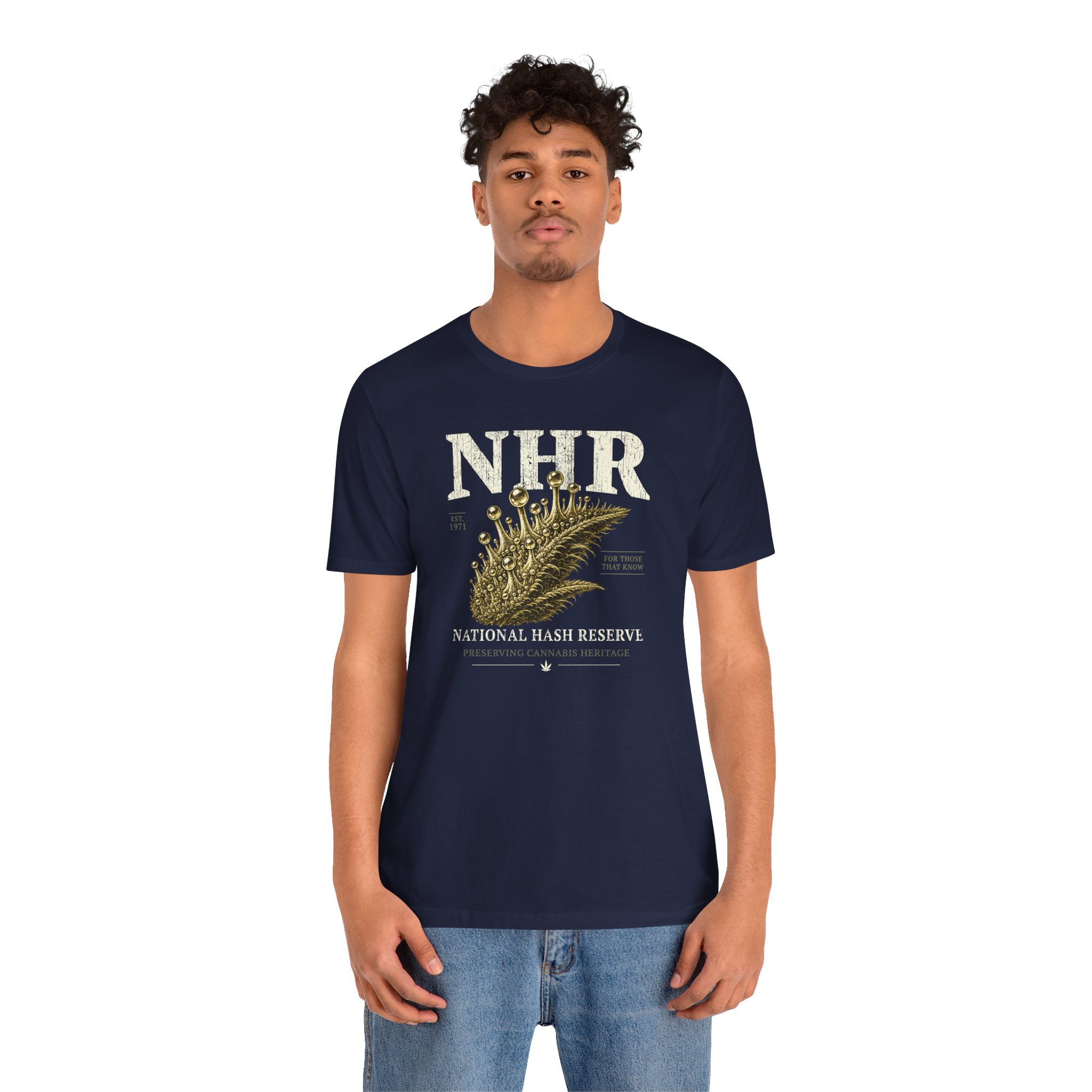 National Hash Reserve T-Shirt | Cannabis Heritage Tee | Hash Culture Shirt | Bella Canvas 3001 Graphic Tee | Stoner Streetwear Gift - Image 9