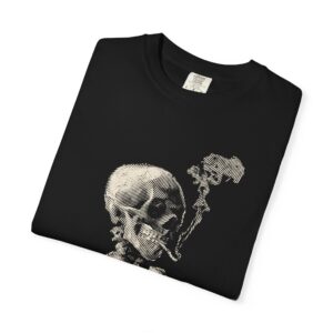 Vintage Smoking Skeleton T-Shirt | Gothic Anatomy Graphic Tee | Retro Macabre Art Shirt | Alternative Streetwear | Comfort Colors 1717