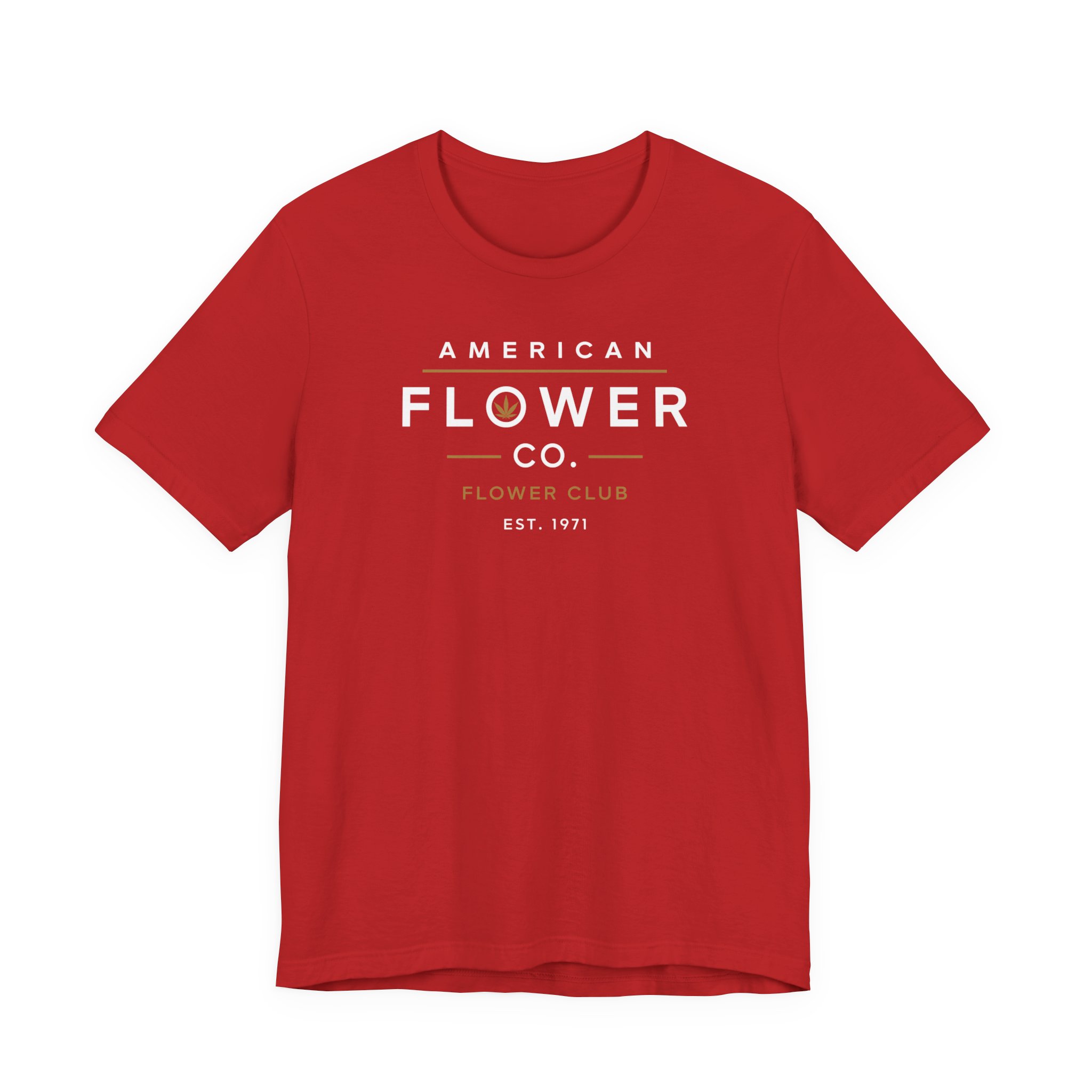 American Flower Co Shirt | Cannabis Lifestyle Tee | Flower Club T-Shirt | Vintage Streetwear | Bella Canvas 3001 Unisex Graphic Tee - Image 13
