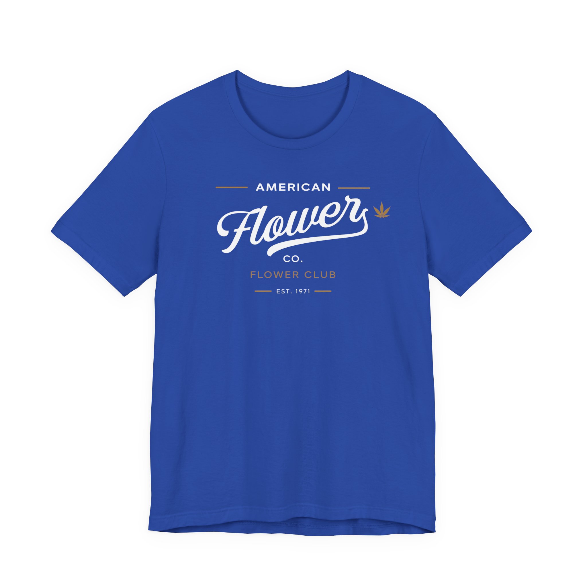 American Flower Co. Script Logo T-Shirt | Vintage Cannabis Lifestyle Tee | Unisex Jersey Short Sleeve Tee - Image 4