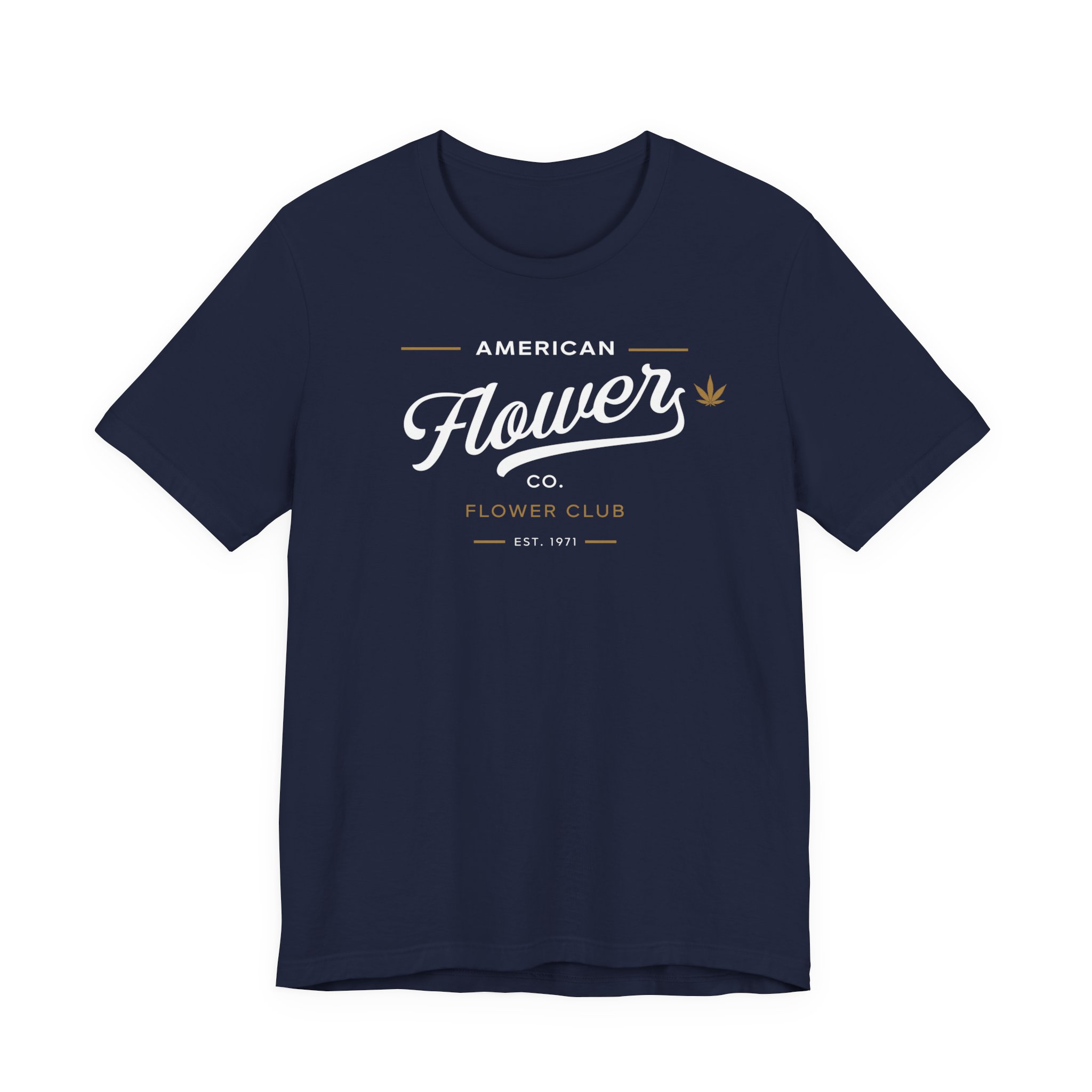 American Flower Co. Script Logo T-Shirt | Vintage Cannabis Lifestyle Tee | Unisex Jersey Short Sleeve Tee - Image 7