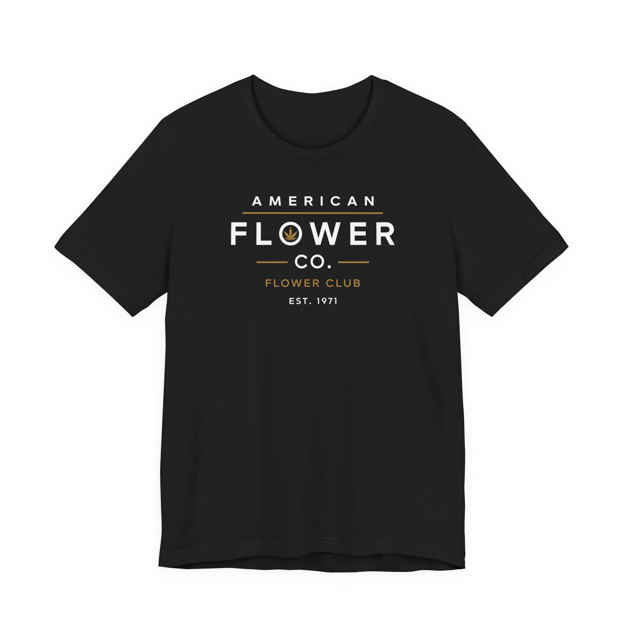 American Flower Co Shirt | Cannabis Lifestyle Tee | Flower Club T-Shirt | Vintage Streetwear | Bella Canvas 3001 Unisex Graphic Tee - Image 2