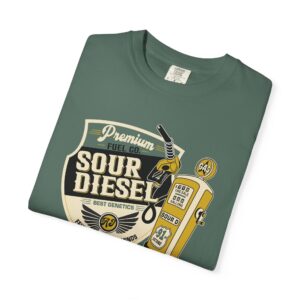 Sour Diesel T-Shirt | Vintage Cannabis Strain Tee | Comfort Colors 1717 Graphic Shirt | Retro Stoner Streetwear Gift