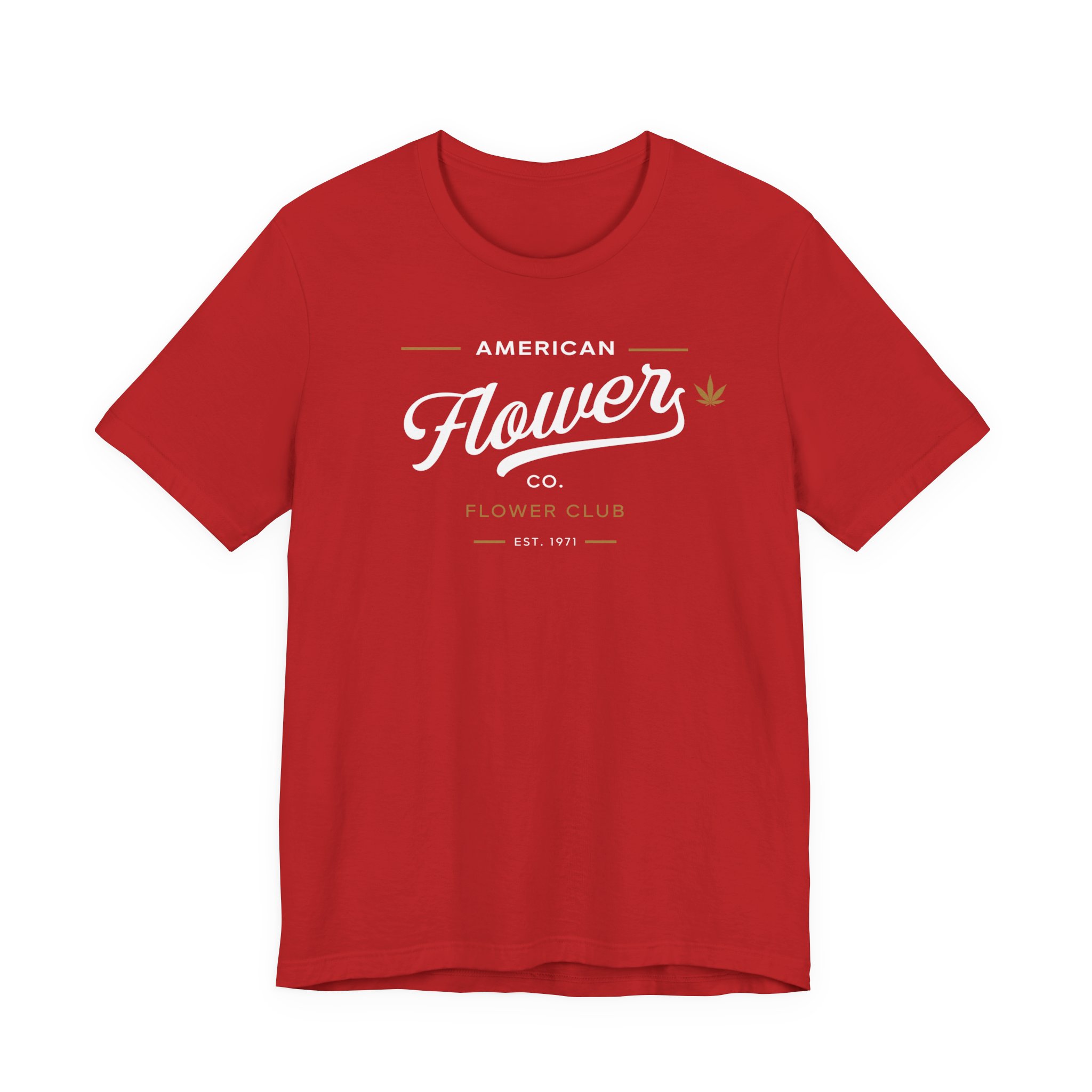 American Flower Co. Script Logo T-Shirt | Vintage Cannabis Lifestyle Tee | Unisex Jersey Short Sleeve Tee - Image 10