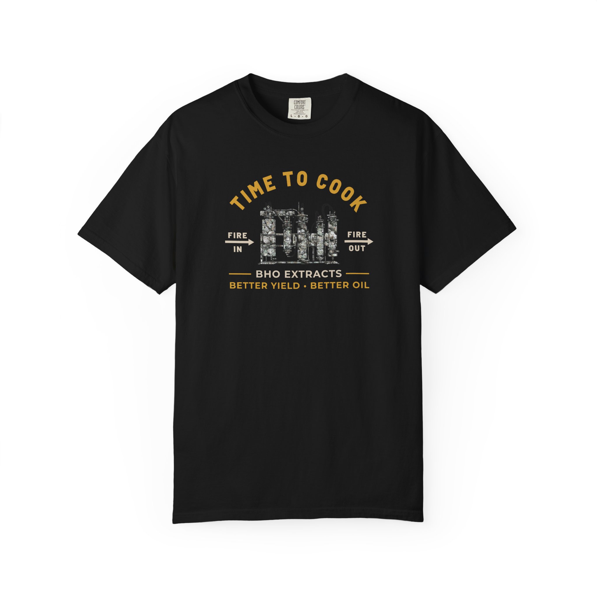 Cannabis Extraction T-Shirt | BHO Extracts Tee | Dab Shirt | Hash Maker Gift | Comfort Colors 1717 Graphic Tee - Image 2