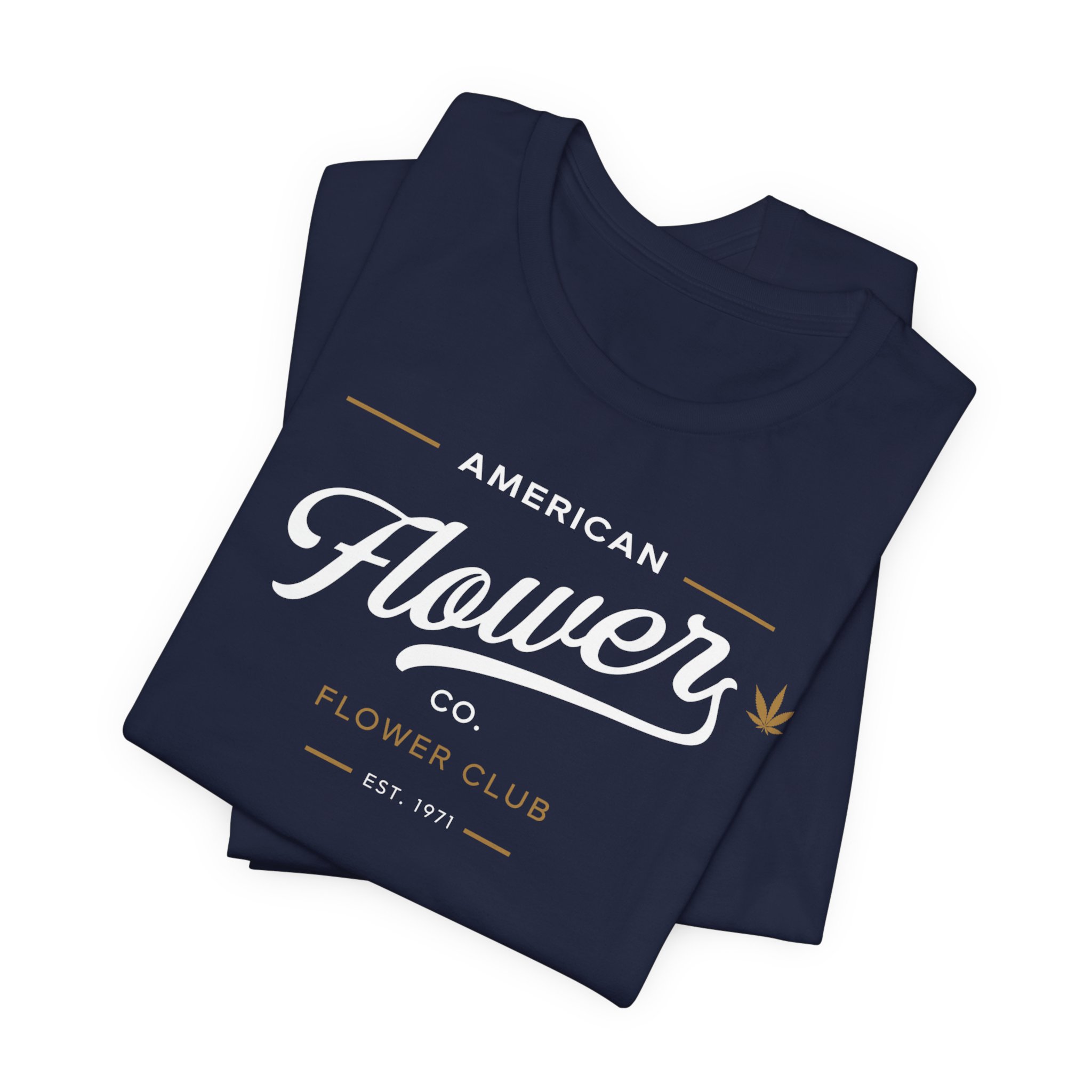 American Flower Co. Script Logo T-Shirt | Vintage Cannabis Lifestyle Tee | Unisex Jersey Short Sleeve Tee - Image 8