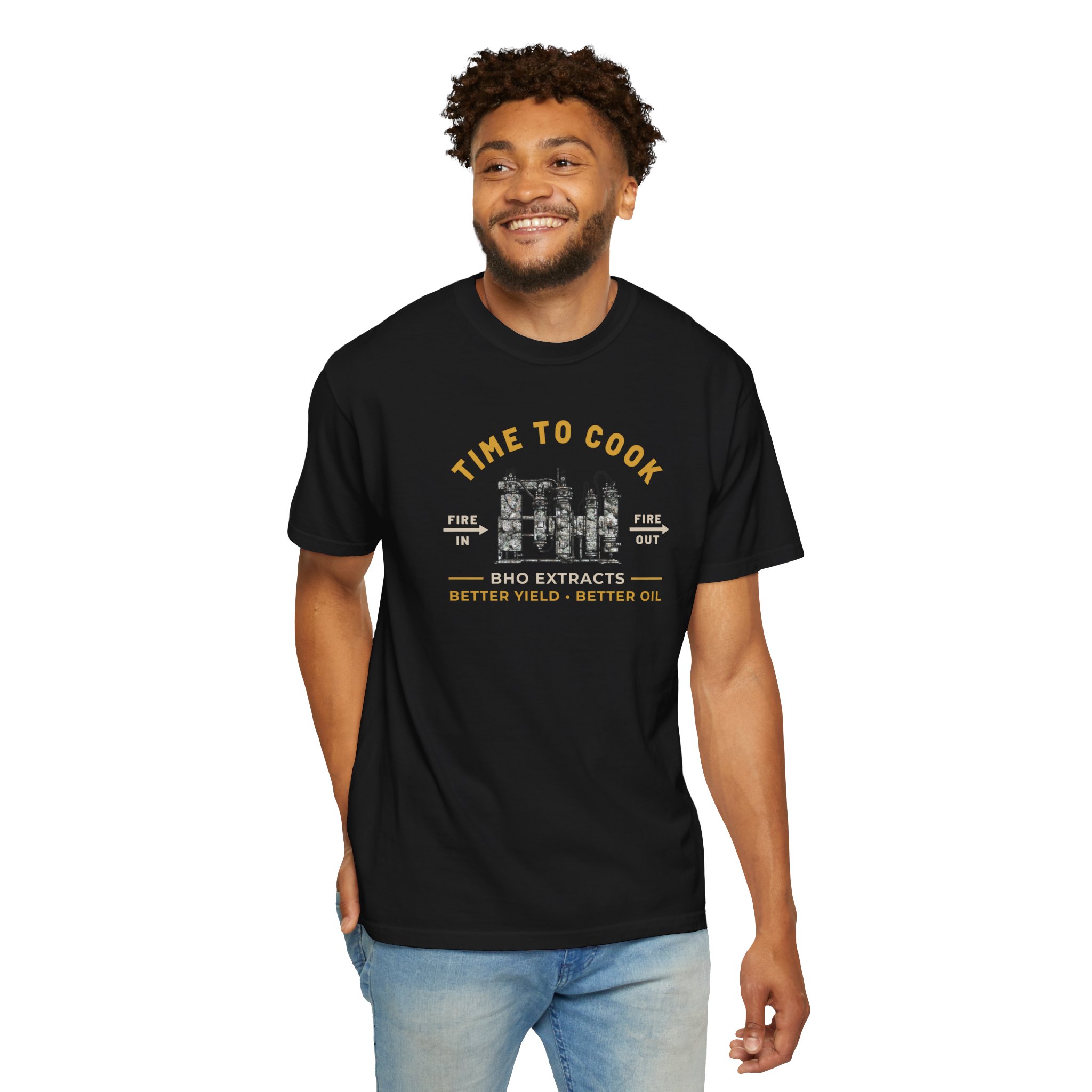 Cannabis Extraction T-Shirt | BHO Extracts Tee | Dab Shirt | Hash Maker Gift | Comfort Colors 1717 Graphic Tee - Image 3