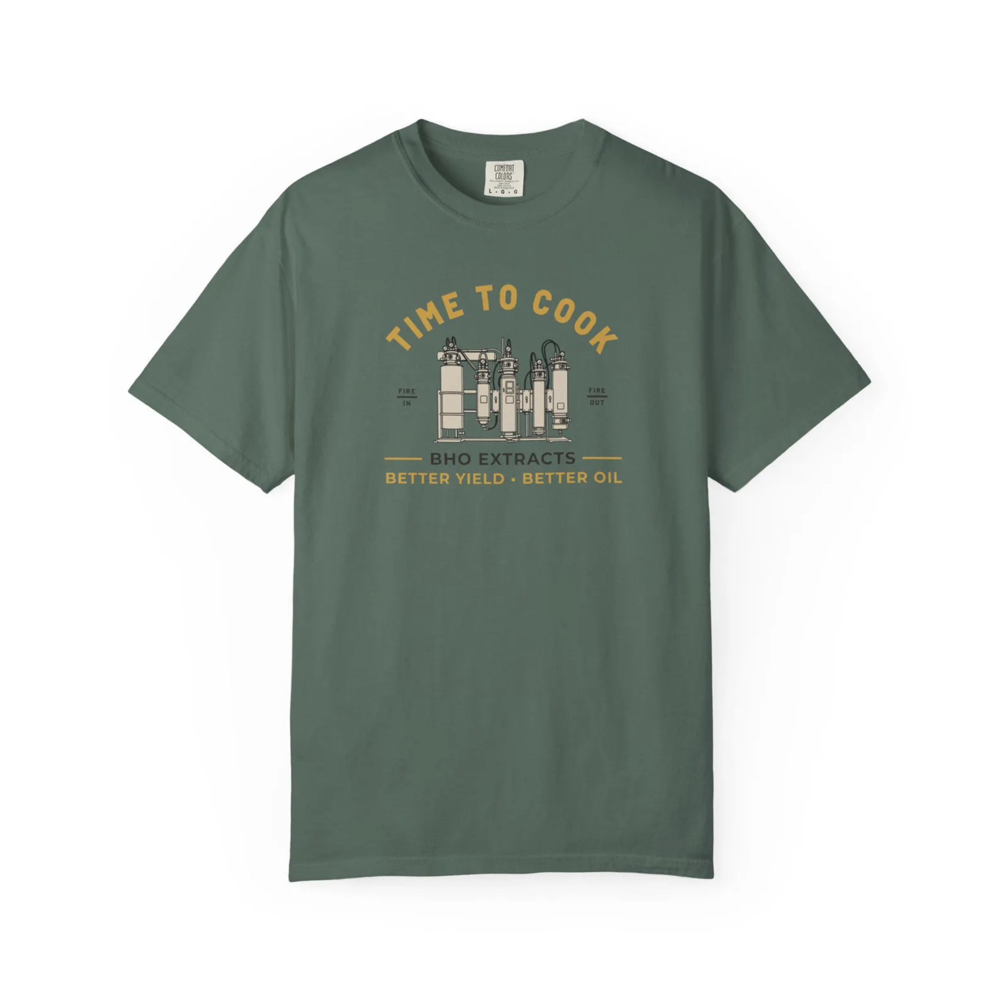 Cannabis Extraction BHO Extracts Dab Hash Maker T-Shirt